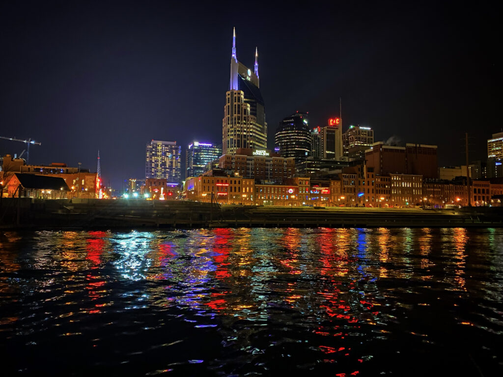 Nashville from across the cumberland